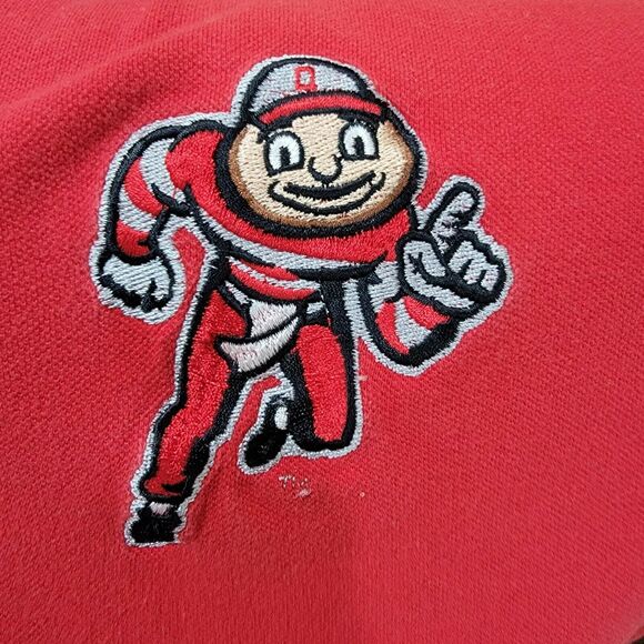 The Ohio State University Mens Large Polo 100% Cotton Brutus EST 1870 Spell Out - Picture 2 of 7
